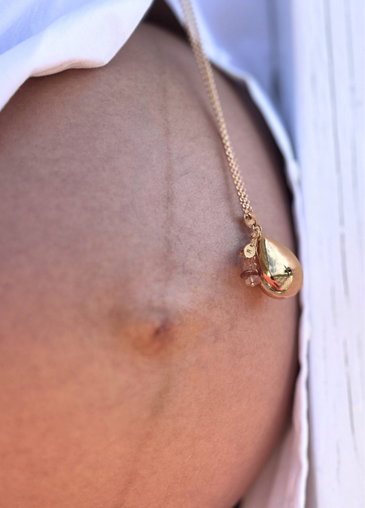 Bola de grossesse + Quartz rose | L'AMOUR