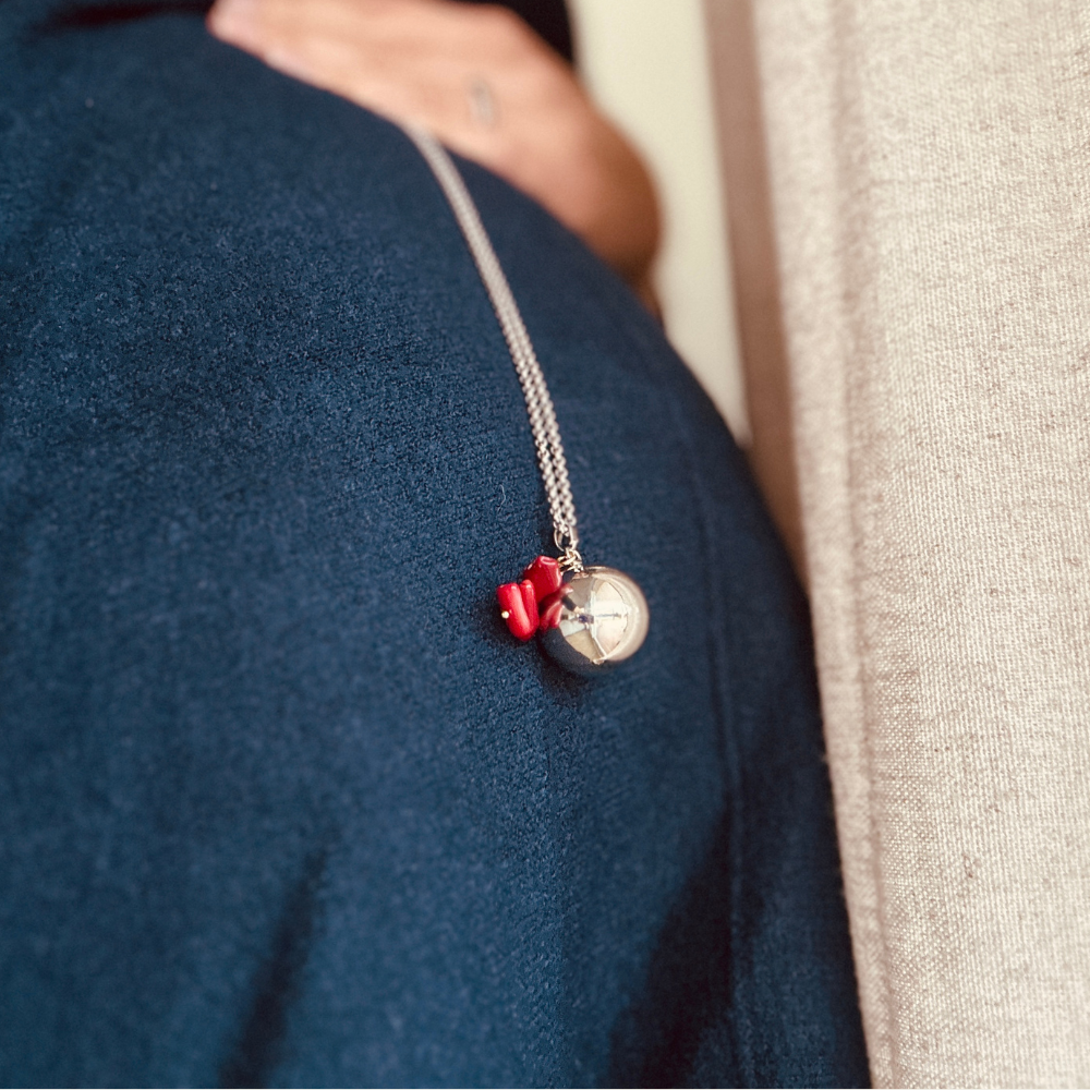 Bola de grossesse + Corail rouge | LE VITALITY