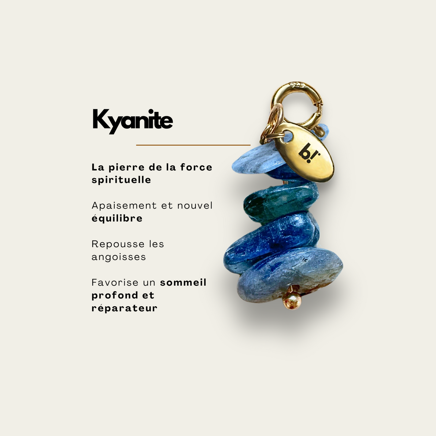 Bola de grossesse + Kyanite | LE SPIRITUAL