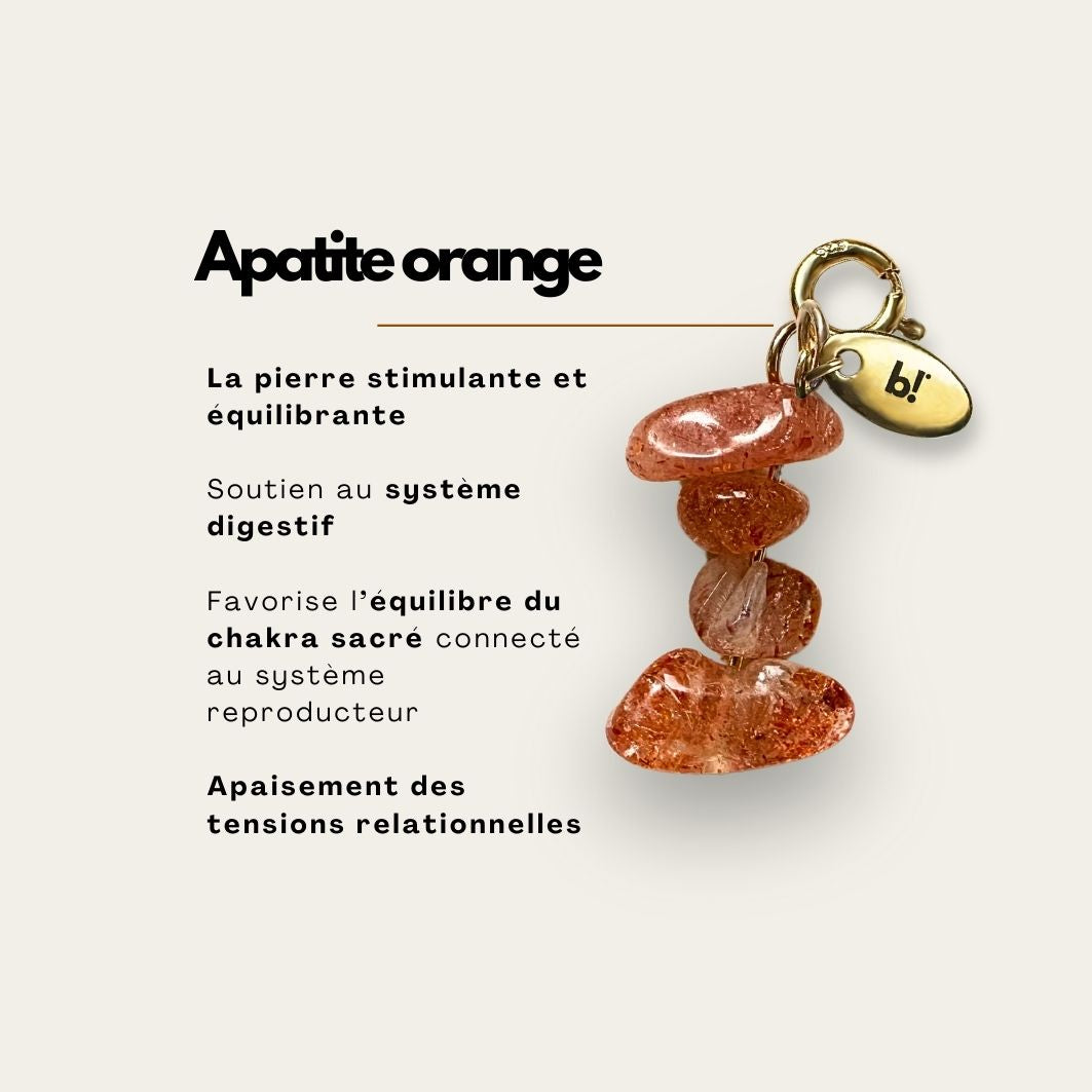 Apatite orange | Charms Bola de Grossesse
