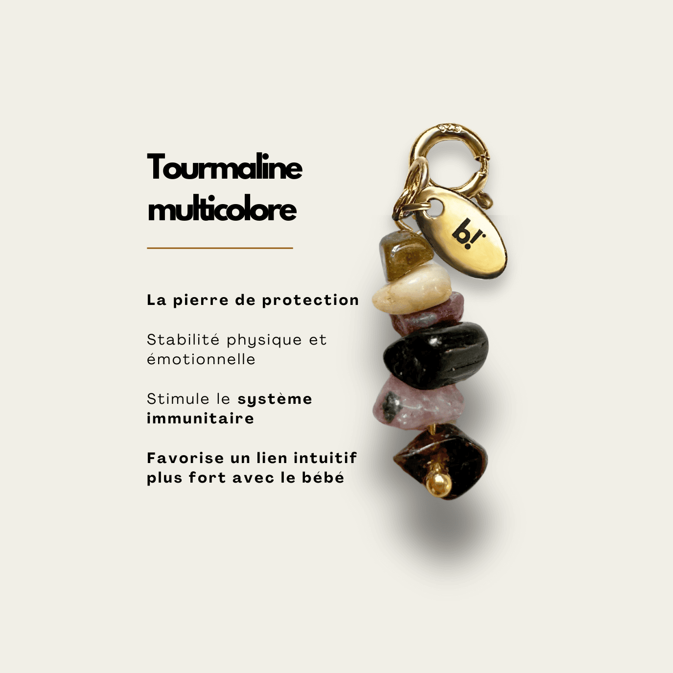 Bola de grossesse + Tourmaline | LE LIEN