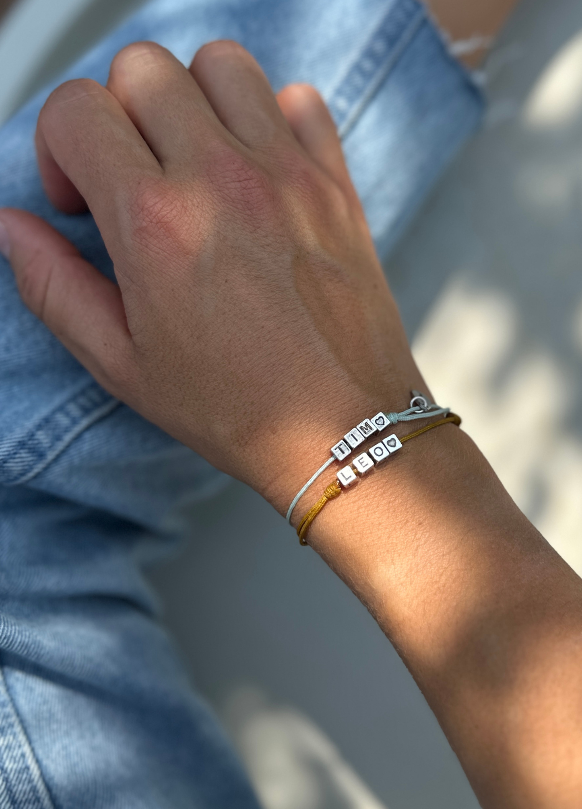Bracelet lettre prénom personnalisable