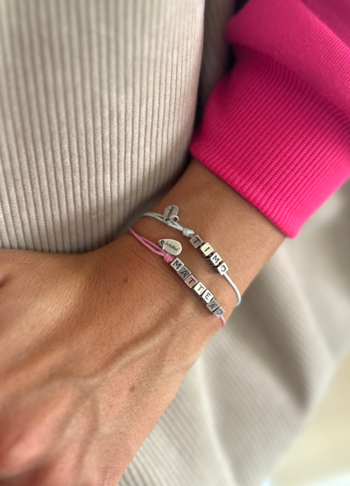 Bracelet lettre prénom personnalisable