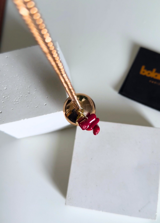 Bola de grossesse + Corail rouge  | LE VITALITY