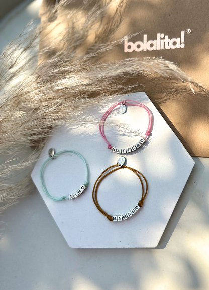 Bracelet lettre prénom personnalisable